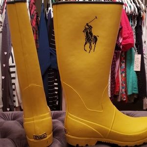 Ralph Lauren Polo Rainboots - size 6